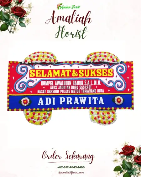 Papan Bunga Ucapan Selamat Alang Alang